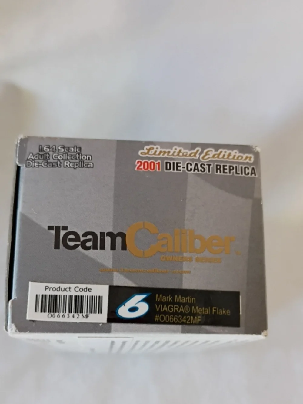 New Nascar TEAM CALIBER Mark Martin 1/64 Scale 2001 Blue Ford Taurus Collectible